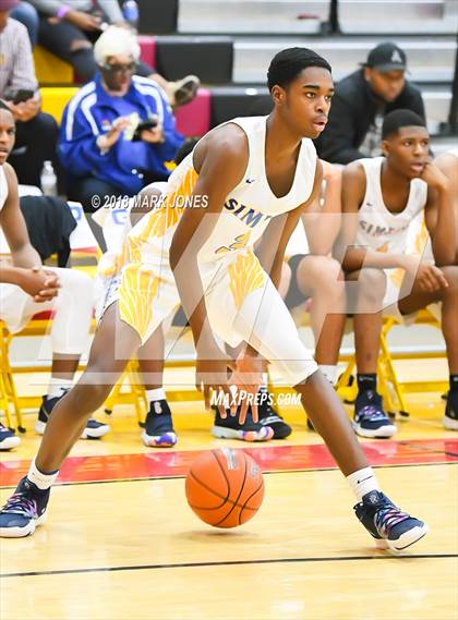 Thumbnail 2 in Shadow Mountain vs. Simeon (Hoophall West Tournament)  photogallery.