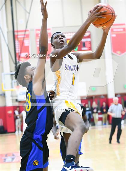 Thumbnail 2 in Shadow Mountain vs. Simeon (Hoophall West Tournament)  photogallery.