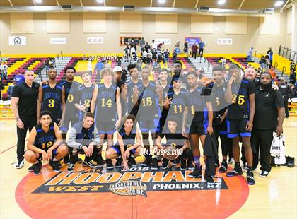 Thumbnail 3 in Shadow Mountain vs. Simeon (Hoophall West Tournament)  photogallery.