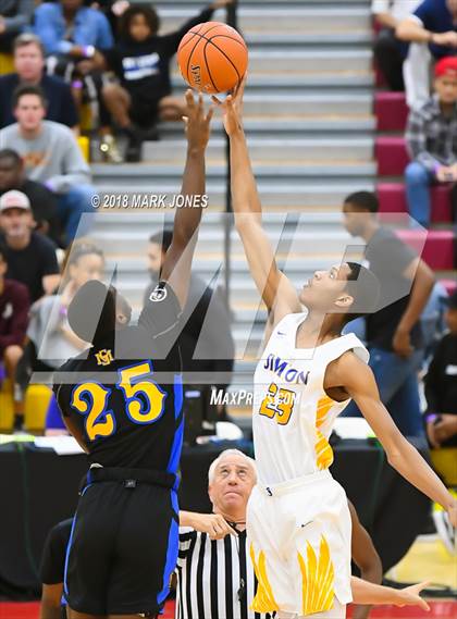 Thumbnail 3 in Shadow Mountain vs. Simeon (Hoophall West Tournament)  photogallery.