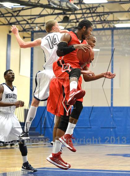 Thumbnail 2 in Wharton vs. Lake Highland Prep (Berkely Basketball Invitational) photogallery.