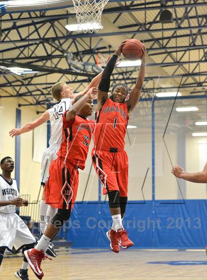 Thumbnail 1 in Wharton vs. Lake Highland Prep (Berkely Basketball Invitational) photogallery.