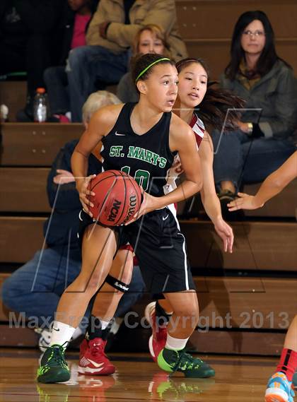 Thumbnail 3 in St. Mary's vs. McClatchy (Christian Brothers Holiday Classic) photogallery.