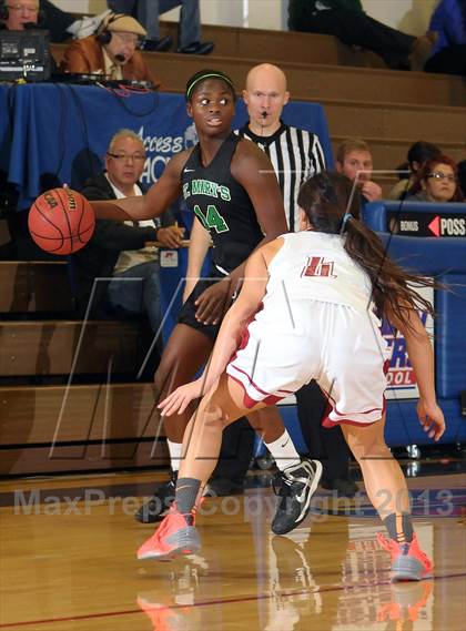 Thumbnail 2 in St. Mary's vs. McClatchy (Christian Brothers Holiday Classic) photogallery.