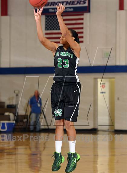 Thumbnail 2 in St. Mary's vs. McClatchy (Christian Brothers Holiday Classic) photogallery.