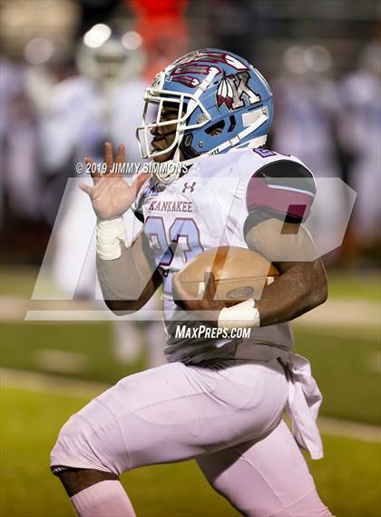 Thumbnail 1 in Kankakee @ Mascoutah (IHSA 5A Second Round Playoff) photogallery.