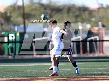 Thumbnail 3 in Ironwood Ridge vs Pusch Ridge Christian Academy (Brandon Bean Soccer Tournament) photogallery.