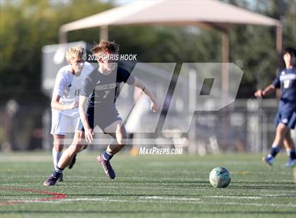 Thumbnail 3 in Ironwood Ridge vs Pusch Ridge Christian Academy (Brandon Bean Soccer Tournament) photogallery.