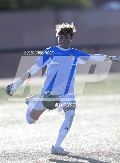 Thumbnail 2 in Ironwood Ridge vs Pusch Ridge Christian Academy (Brandon Bean Soccer Tournament) photogallery.