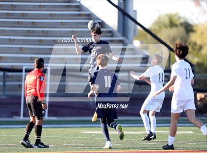Thumbnail 1 in Ironwood Ridge vs Pusch Ridge Christian Academy (Brandon Bean Soccer Tournament) photogallery.