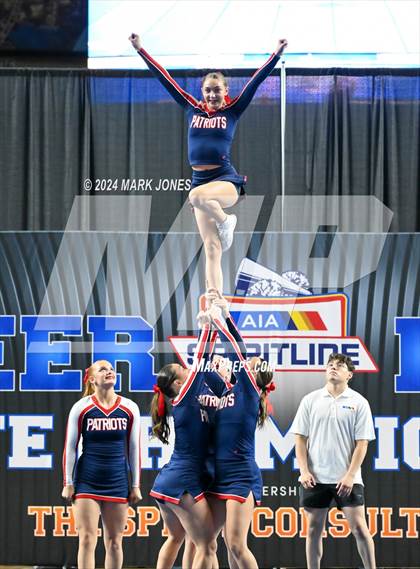 Thumbnail 3 in ALA - Queen Creek - Stunt Game Day Championships (AIA Division III) photogallery.