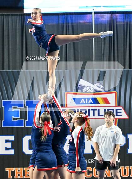 Thumbnail 1 in ALA - Queen Creek - Stunt Game Day Championships (AIA Division III) photogallery.