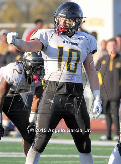 Thumbnail 1 in Antioch vs. Pittsburg (Big Little Game) photogallery.