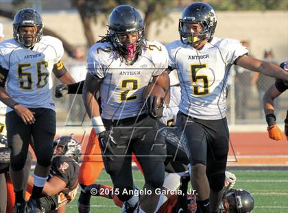 Thumbnail 1 in Antioch vs. Pittsburg (Big Little Game) photogallery.