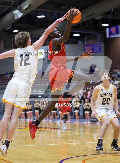 Thumbnail 1 in Judge Memorial Catholic vs. Emery (UHSAA 3A Quartertfinal) photogallery.