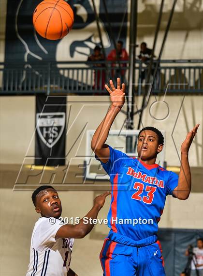 Thumbnail 2 in Pebblebrook vs. DeMatha (Hilton Invitational) photogallery.
