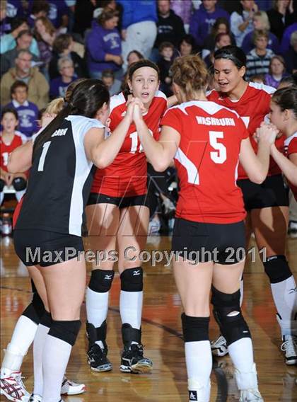 Thumbnail 1 in Grantsburg vs. Washburn (WIAA Sectional Semi-Finals) photogallery.