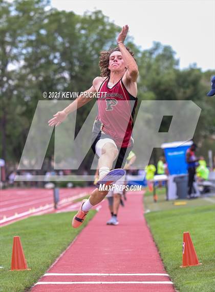 Thumbnail 1 in CHSAA Track & Field 4A Championships (Boys Long Jump) photogallery.