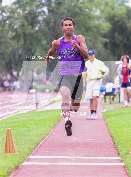 Thumbnail 3 in CHSAA Track & Field 4A Championships (Boys Long Jump) photogallery.