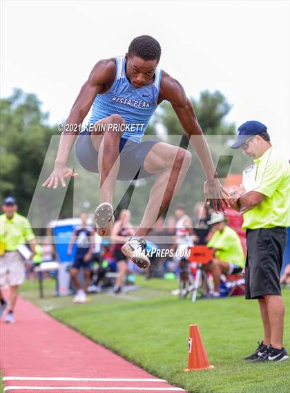 Thumbnail 2 in CHSAA Track & Field 4A Championships (Boys Long Jump) photogallery.