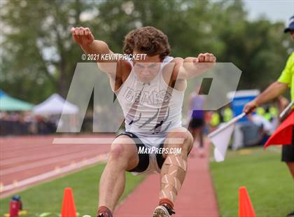 Thumbnail 3 in CHSAA Track & Field 4A Championships (Boys Long Jump) photogallery.
