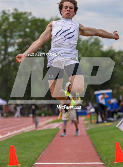 Thumbnail 1 in CHSAA Track & Field 4A Championships (Boys Long Jump) photogallery.