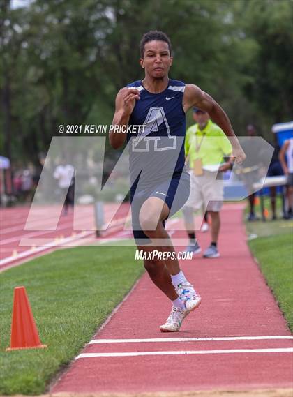 Thumbnail 3 in CHSAA Track & Field 4A Championships (Boys Long Jump) photogallery.