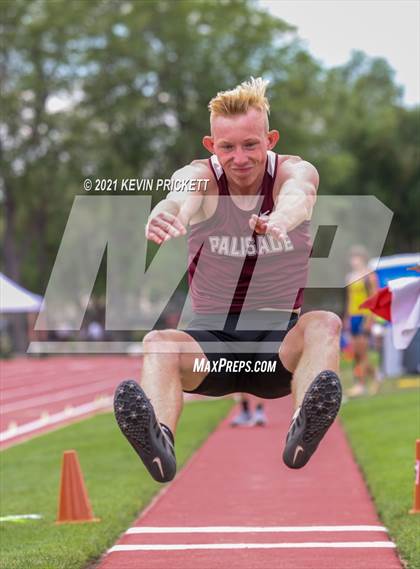 Thumbnail 1 in CHSAA Track & Field 4A Championships (Boys Long Jump) photogallery.
