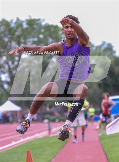 Thumbnail 2 in CHSAA Track & Field 4A Championships (Boys Long Jump) photogallery.