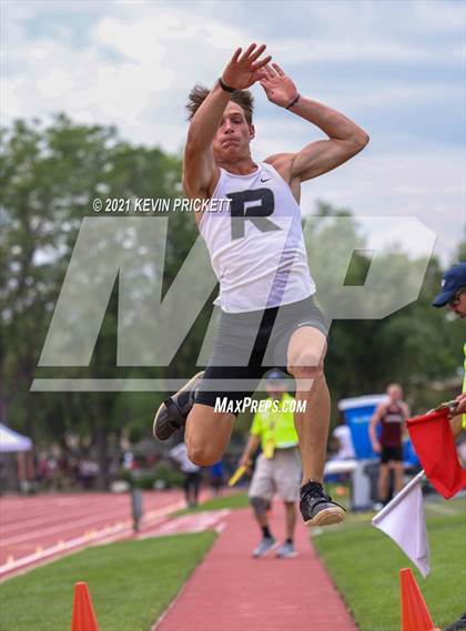 Thumbnail 3 in CHSAA Track & Field 4A Championships (Boys Long Jump) photogallery.