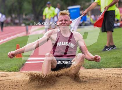 Thumbnail 2 in CHSAA Track & Field 4A Championships (Boys Long Jump) photogallery.