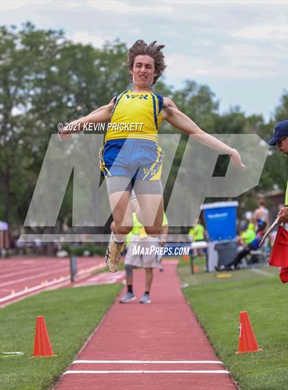 Thumbnail 3 in CHSAA Track & Field 4A Championships (Boys Long Jump) photogallery.