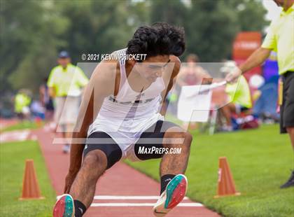 Thumbnail 2 in CHSAA Track & Field 4A Championships (Boys Long Jump) photogallery.