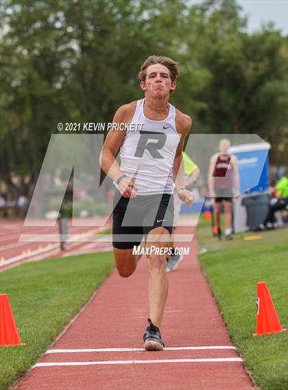 Thumbnail 2 in CHSAA Track & Field 4A Championships (Boys Long Jump) photogallery.