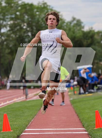 Thumbnail 2 in CHSAA Track & Field 4A Championships (Boys Long Jump) photogallery.