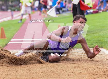 Thumbnail 2 in CHSAA Track & Field 4A Championships (Boys Long Jump) photogallery.