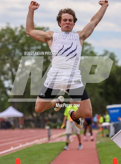 Thumbnail 3 in CHSAA Track & Field 4A Championships (Boys Long Jump) photogallery.