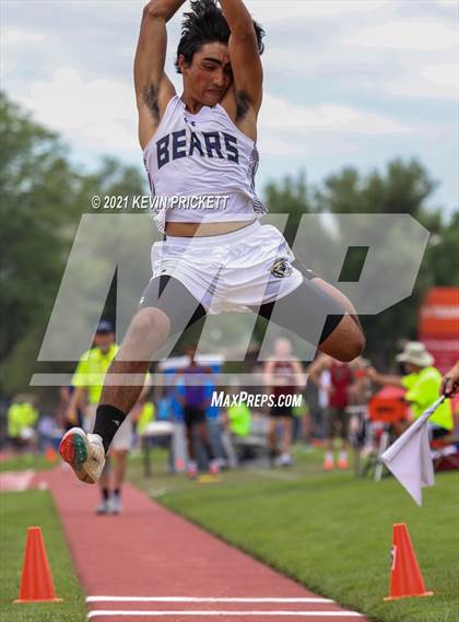 Thumbnail 1 in CHSAA Track & Field 4A Championships (Boys Long Jump) photogallery.