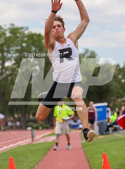 Thumbnail 3 in CHSAA Track & Field 4A Championships (Boys Long Jump) photogallery.