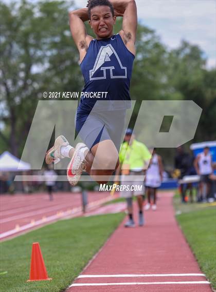 Thumbnail 2 in CHSAA Track & Field 4A Championships (Boys Long Jump) photogallery.