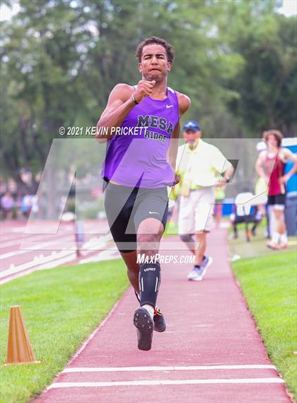 Thumbnail 2 in CHSAA Track & Field 4A Championships (Boys Long Jump) photogallery.