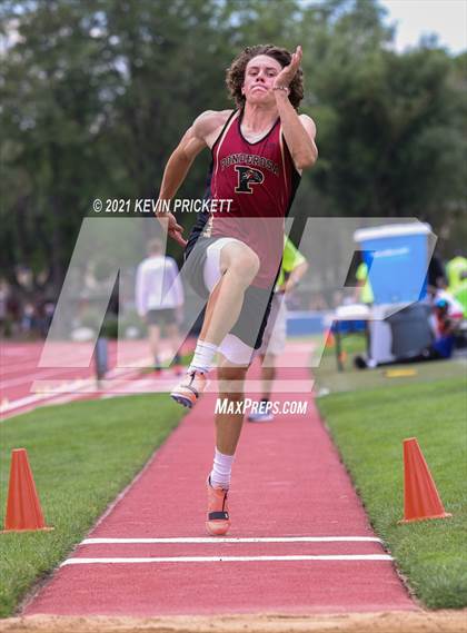 Thumbnail 1 in CHSAA Track & Field 4A Championships (Boys Long Jump) photogallery.