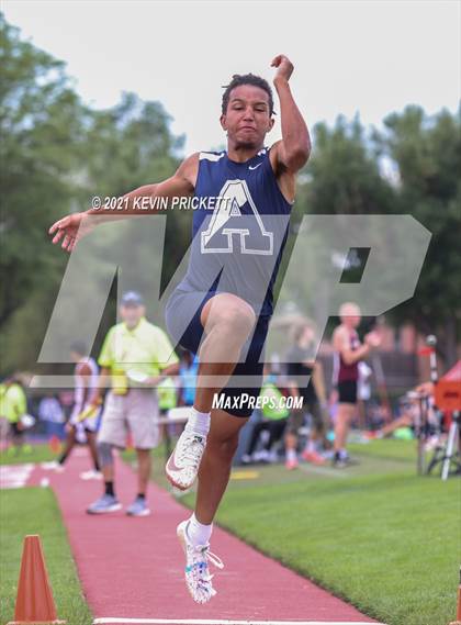 Thumbnail 3 in CHSAA Track & Field 4A Championships (Boys Long Jump) photogallery.