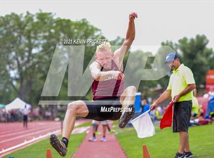 Thumbnail 3 in CHSAA Track & Field 4A Championships (Boys Long Jump) photogallery.