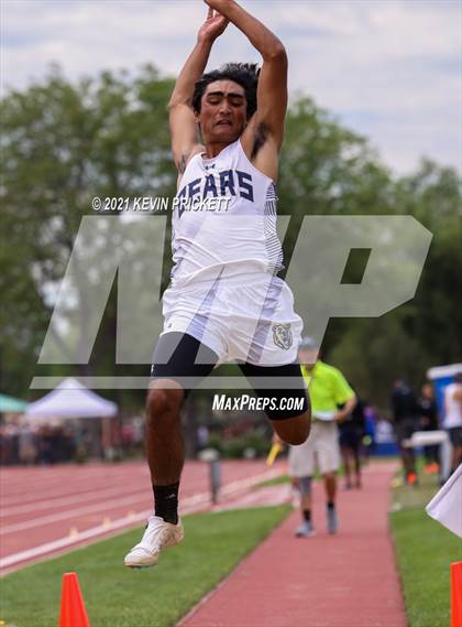 Thumbnail 1 in CHSAA Track & Field 4A Championships (Boys Long Jump) photogallery.