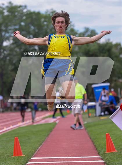 Thumbnail 3 in CHSAA Track & Field 4A Championships (Boys Long Jump) photogallery.