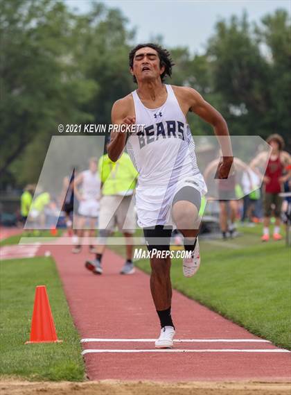 Thumbnail 3 in CHSAA Track & Field 4A Championships (Boys Long Jump) photogallery.