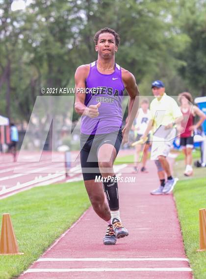 Thumbnail 2 in CHSAA Track & Field 4A Championships (Boys Long Jump) photogallery.