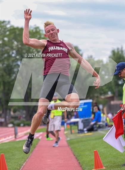 Thumbnail 1 in CHSAA Track & Field 4A Championships (Boys Long Jump) photogallery.