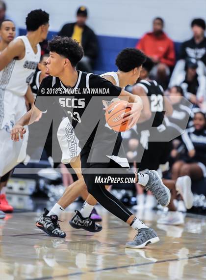Thumbnail 2 in Sierra Canyon vs Santa Clarita Christian (Sierra Canyon Invitational) photogallery.